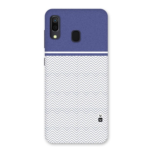 Melange Striped Pattern Back Case for Galaxy A20