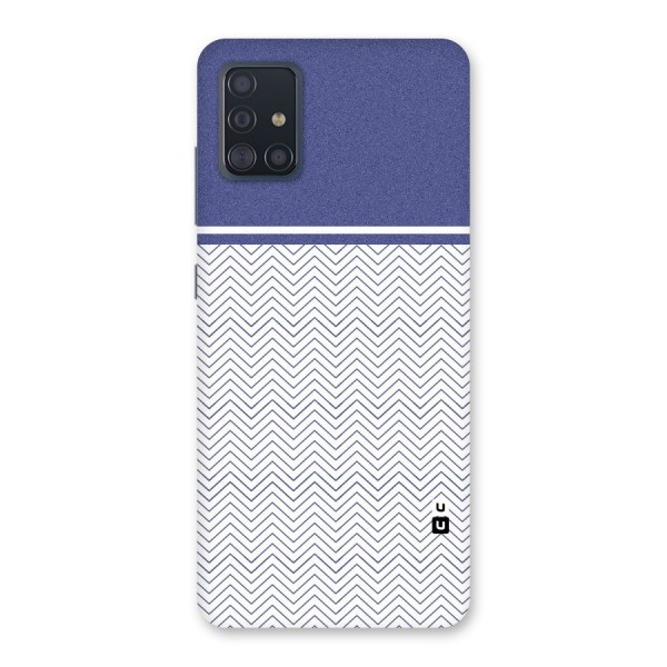 Melange Striped Pattern Back Case for Galaxy A51