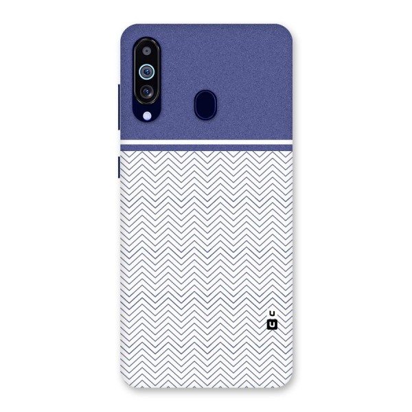 Melange Striped Pattern Back Case for Galaxy A60