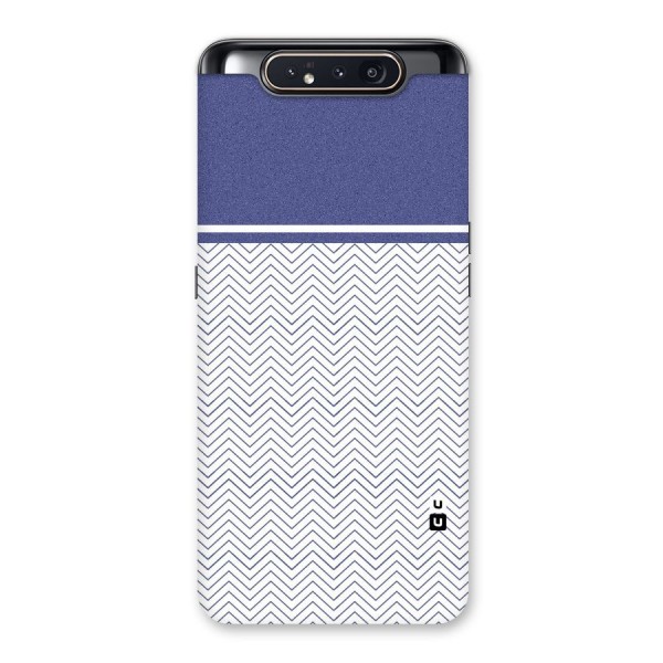 Melange Striped Pattern Back Case for Galaxy A80