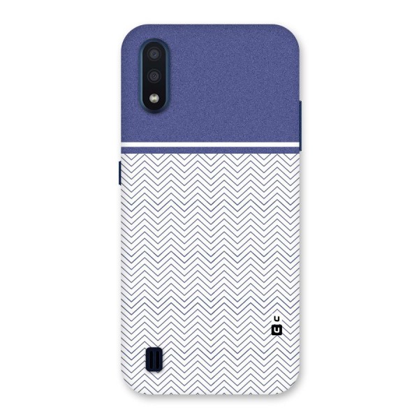 Melange Striped Pattern Back Case for Galaxy M01