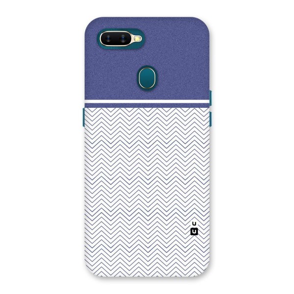 Melange Striped Pattern Back Case for Oppo A7