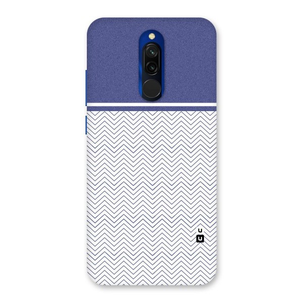 Melange Striped Pattern Back Case for Redmi 8