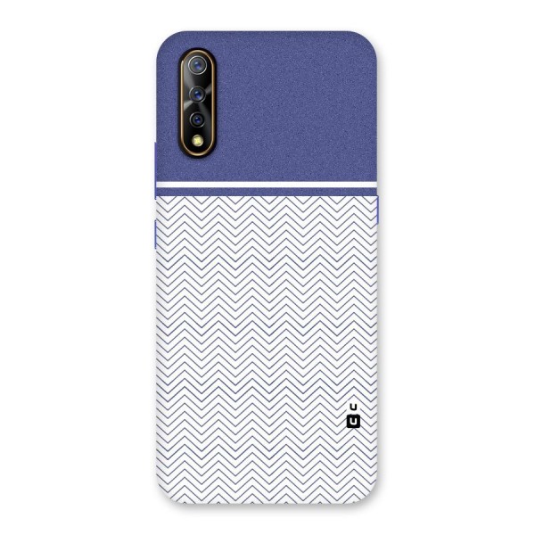 Melange Striped Pattern Back Case for Vivo S1