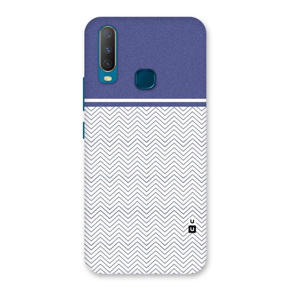 Melange Striped Pattern Back Case for Vivo Y17