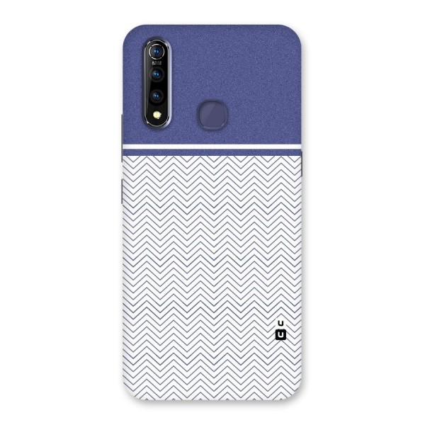 Melange Striped Pattern Back Case for Vivo Z1 Pro