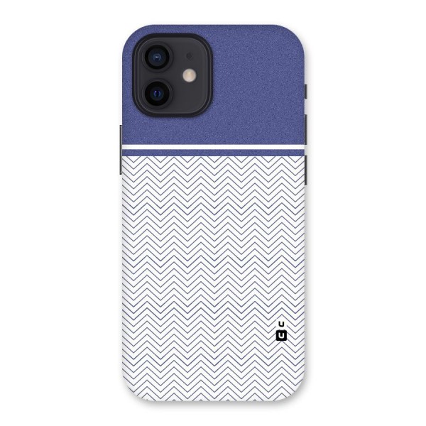 Melange Striped Pattern Back Case for iPhone 12