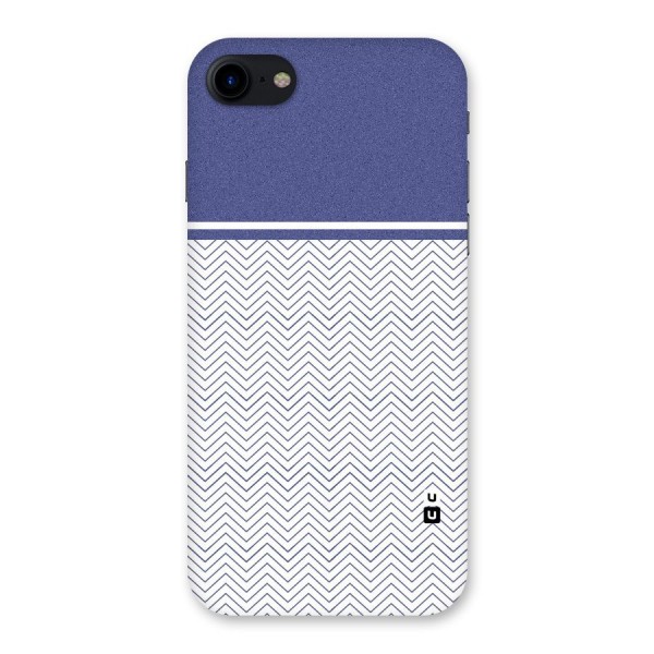 Melange Striped Pattern Back Case for iPhone SE 2020