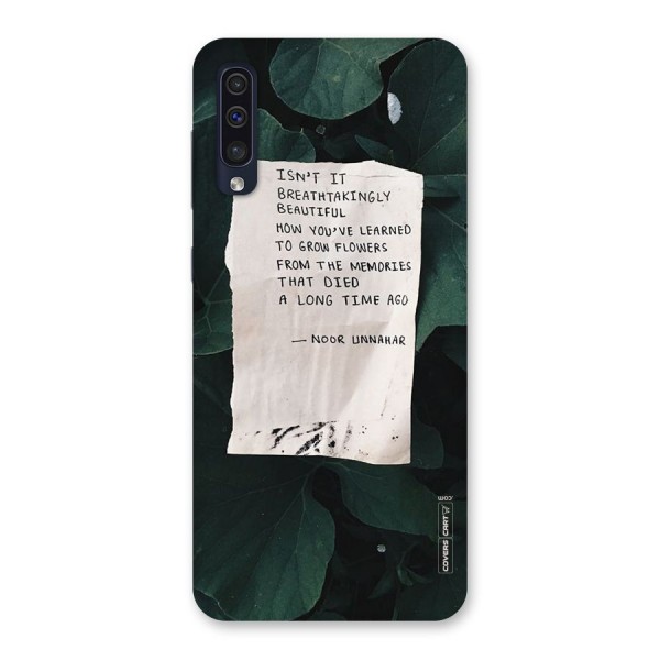 Memories Back Case for Galaxy A50