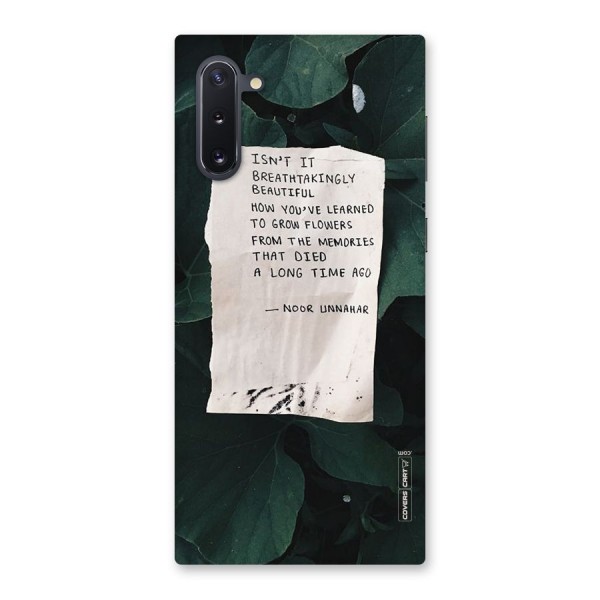 Memories Back Case for Galaxy Note 10