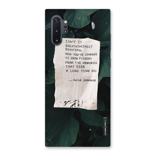 Memories Back Case for Galaxy Note 10 Plus