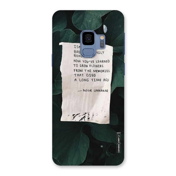 Memories Back Case for Galaxy S9