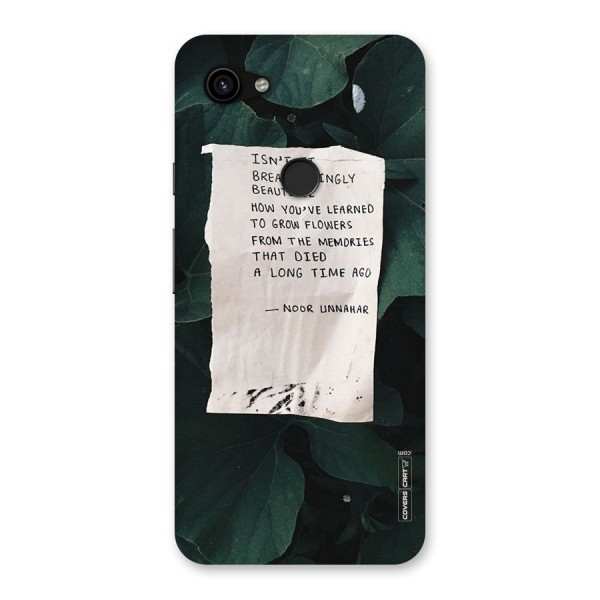 Memories Back Case for Google Pixel 3a XL