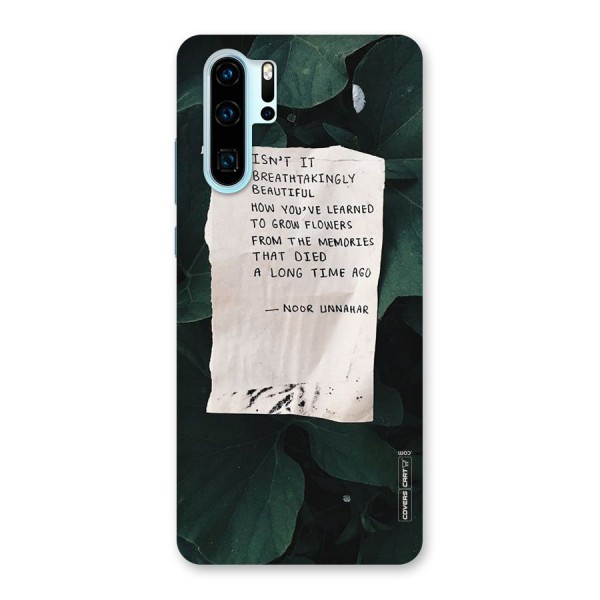 Memories Back Case for Huawei P30 Pro