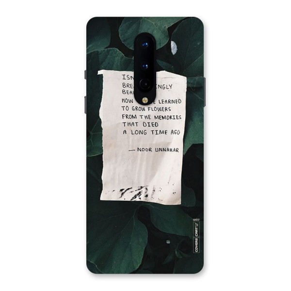 Memories Back Case for OnePlus 8