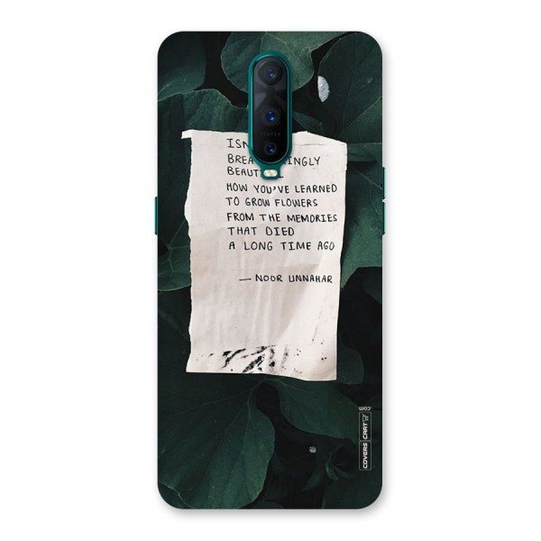 Memories Back Case for Oppo R17 Pro