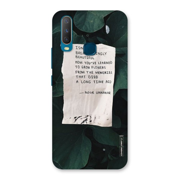 Memories Back Case for Vivo Y12