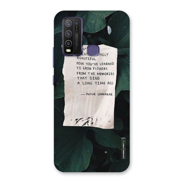 Memories Back Case for Vivo Y30