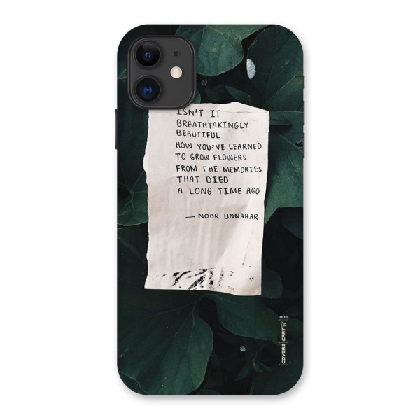 Memories Back Case for iPhone 11