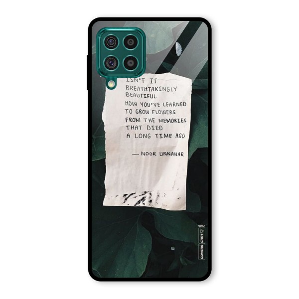 Memories Glass Back Case for Galaxy F62