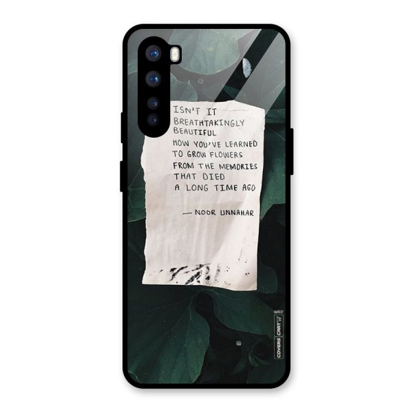 Memories Glass Back Case for OnePlus Nord