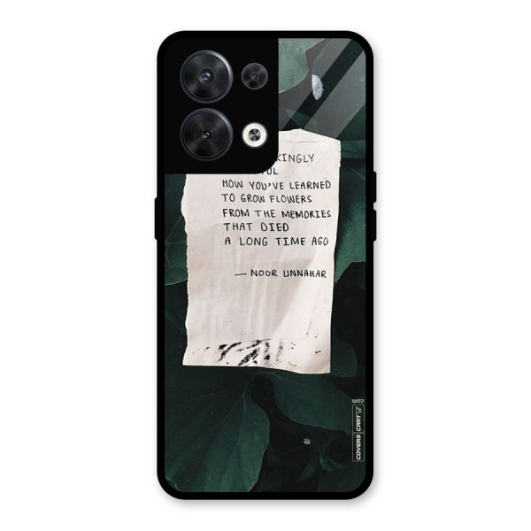 Memories Glass Back Case for Oppo Reno8 5G