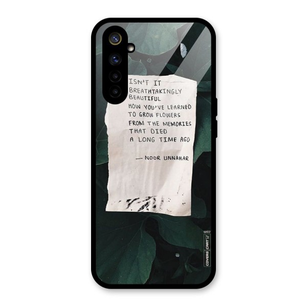 Memories Glass Back Case for Realme 6