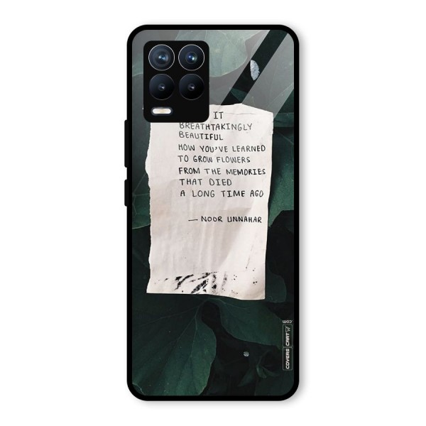 Memories Glass Back Case for Realme 8 Pro