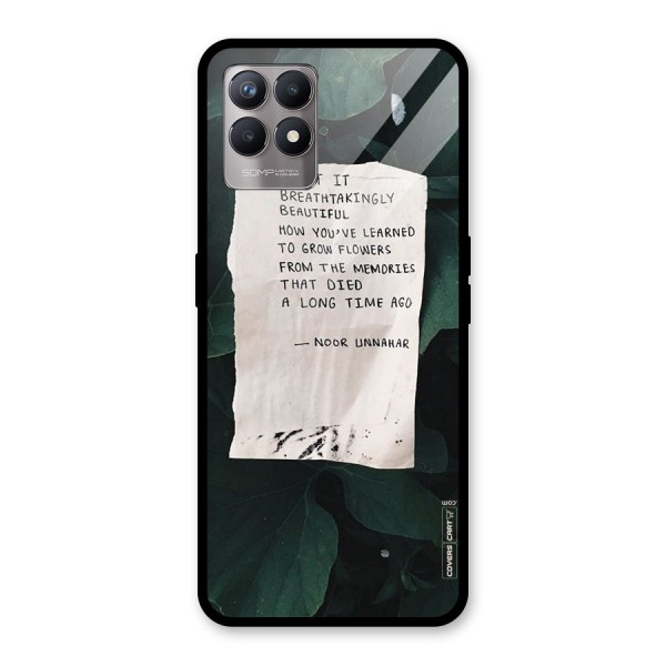 Memories Glass Back Case for Realme 8i