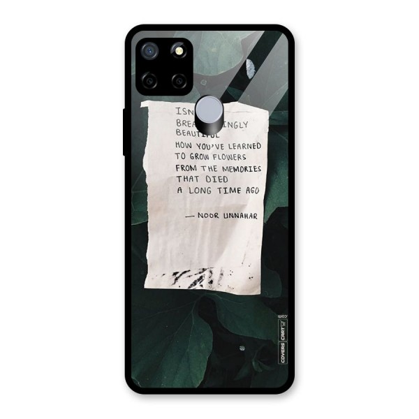 Memories Glass Back Case for Realme C15