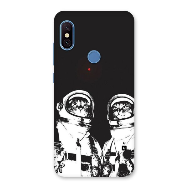 Meow Moon Back Case for Redmi Note 6 Pro