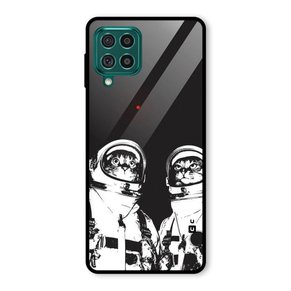 Meow Moon Glass Back Case for Galaxy F62