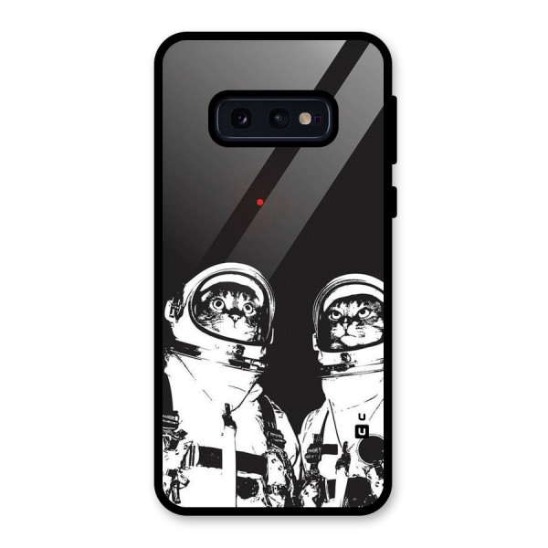 Meow Moon Glass Back Case for Galaxy S10e