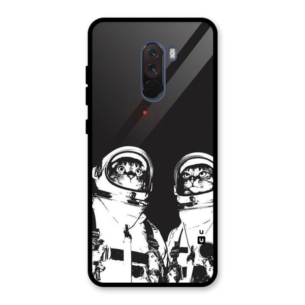 Meow Moon Glass Back Case for Poco F1