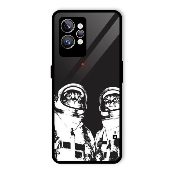 Meow Moon Glass Back Case for Realme GT2 Pro