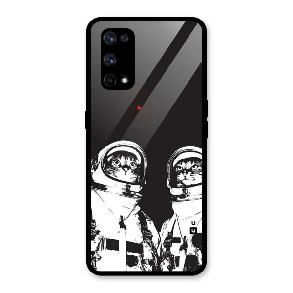 Meow Moon Glass Back Case for Realme X7 Pro