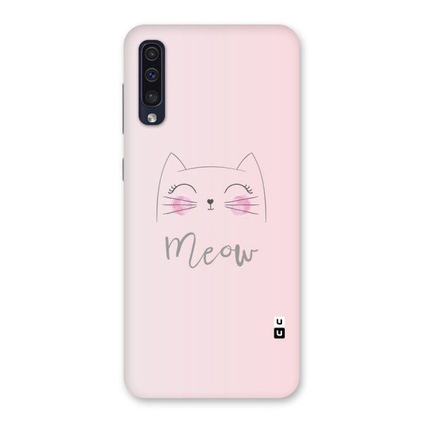 Meow Pink Back Case for Galaxy A50