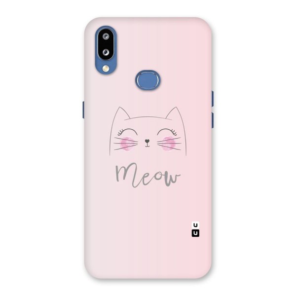 Meow Pink Back Case for Galaxy M01s