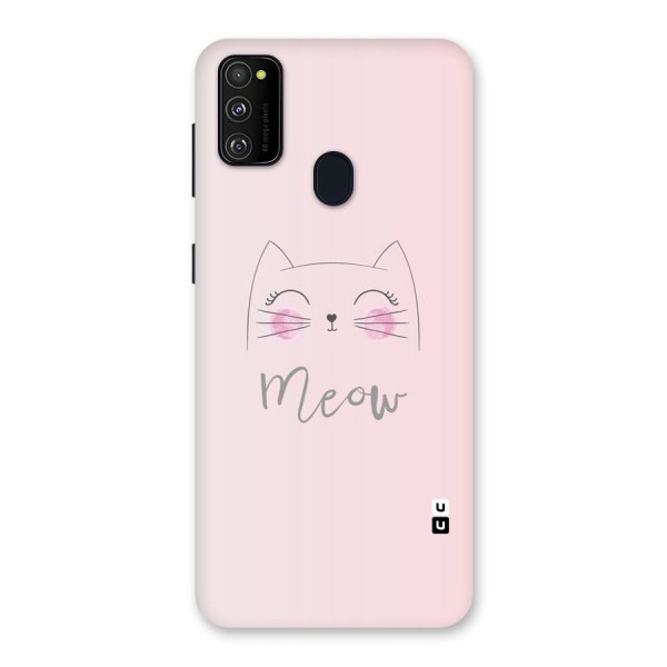 Meow Pink Back Case for Galaxy M21