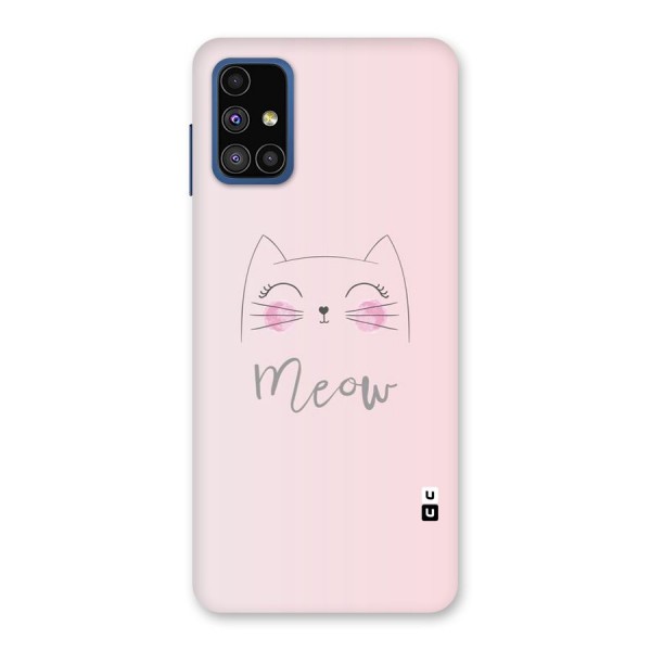 Meow Pink Back Case for Galaxy M51