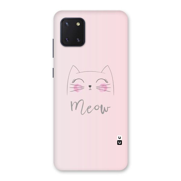 Meow Pink Back Case for Galaxy Note 10 Lite