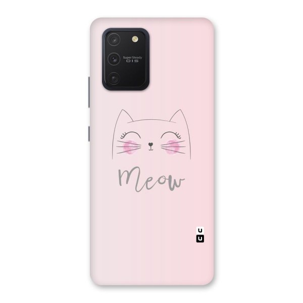 Meow Pink Back Case for Galaxy S10 Lite