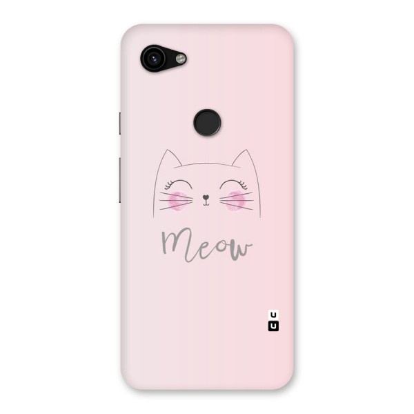 Meow Pink Back Case for Google Pixel 3a XL