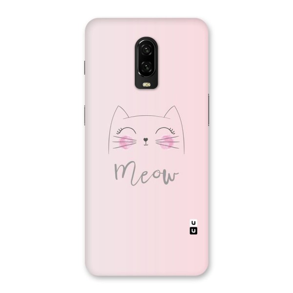 Meow Pink Back Case for OnePlus 6T