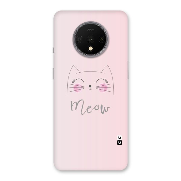 Meow Pink Back Case for OnePlus 7T