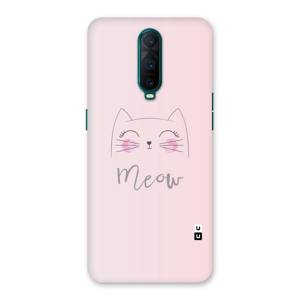 Meow Pink Back Case for Oppo R17 Pro