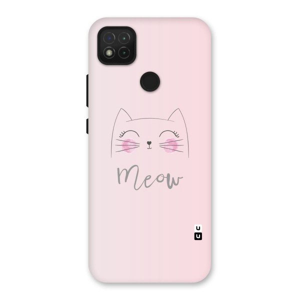 Meow Pink Back Case for Redmi 9C