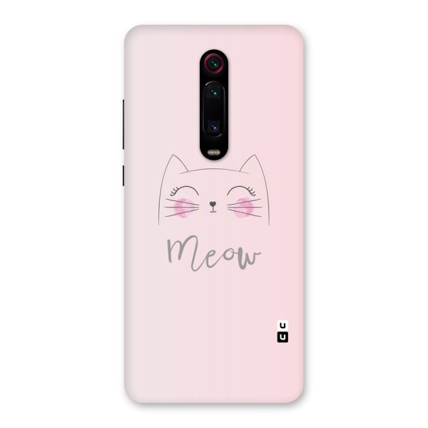 Meow Pink Back Case for Redmi K20 Pro