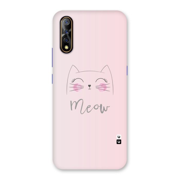 Meow Pink Back Case for Vivo S1