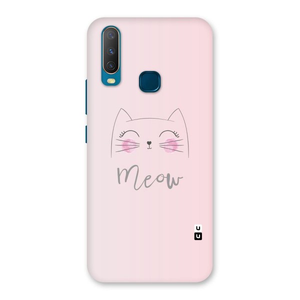 Meow Pink Back Case for Vivo U10